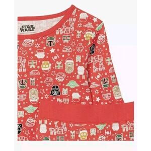 NEW Amazon Essentials Women's Star Wars Christmas 2 Piece Pajama Set Size Medium